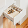 Móveis de escritório SoBuy ASK04-WN com rodas 65 x 58 x 35 cm