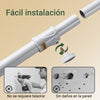 SoBuy KLS03-II-HG Barra Telescópica Perchero Burro Ropa Resistente Gris