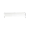 Suporte para monitor BBF02-W com 2 gavetas, pré-venda - SoBuy, branco