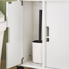 SoBuy BZR02-W Carrito multiuso para Baño con 2 estantes y 2 bandejas Blanco