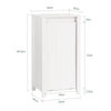 Cesto para roupa suja SoBuy BZR100-W com 1 cesto branco