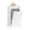 Cesto para roupa suja SoBuy BZR100-W com 1 cesto branco