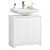 SoBuy BZR108-II-W Mueble para Debajo del Lavabo con 2 Puertas