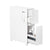 SoBuy BZR111-W Estantería Estrecha para Nichos para Baño Blanco