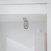 SoBuy BZR123-W Mueble Columna de Baño con 1 Cesto para Ropa Sucia y 2 Estantes