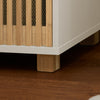 Armário de casa de banho SoBuy BZR127-W com 1 compartimento e 2 portas