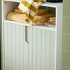 Armário de chão para casa de banho SoBuy BZR138-GR com 2 portas e 1 compartimento, verde