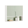 Armário de parede para casa de banho SoBuy BZR140-GR verde 60 x 15 x 54 cm