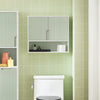Armário de parede para casa de banho SoBuy BZR140-GR verde 60 x 15 x 54 cm