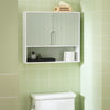 Armário de parede para casa de banho SoBuy BZR140-GR verde 60 x 15 x 54 cm