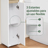 Armário de casa de banho pré-venda SoBuy BZR151-W para espaços estreitos, branco, 20x96x20 cm