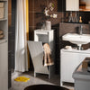 SoBuy BZR154-W Cesto de roupa branco 30 x 30 x 87 cm