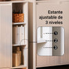 Armário de casa de banho SoBuy BZR156-W com 1 cesto e 3 compartimentos abertos 50 x 30 x 86 cm branco