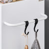 SoBuy BZR159-W Armario Auxiliar con 1 cesto Estanterías de Baño Blanco
