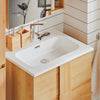 SoBuy BZR172-N Armario Colgante para Baño con 2 Cajones y 1 Lavabo 61 x 46 x 54 cm