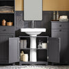 SoBuy BZR18-II-DG Mueble para Debajo del Lavabo Gris