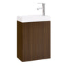 Preventa-SoBuy BZR196-BR Armario con lavabo Mueble Colgante de Baño Marrón 40 x 22 x 56 cm