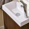Preventa-SoBuy BZR196-BR Armario con lavabo Mueble Colgante de Baño Marrón 40 x 22 x 56 cm