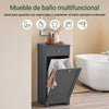 Cesto para roupa suja SoBuy BZR21-DG com uma gaveta, cinzento