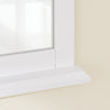 SoBuy BZR212-W Mueble de Pared con Espejo Espejo de Pared para Baño con 1 Estante Blanco