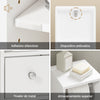 SoBuy BZR219-W Armario Estrecho de Baño 20x20 cm Sostenedor de papel Higiénico