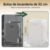 SoBuy BZR33-II-W Mueble Ropa Sucia Armario de baño con 2 Cestos para Colada y 2 cajones Blanco