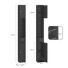 Armário de casa de banho SoBuy BZR34-SCH com 2 portas e 1 gaveta, preto