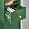 Armário de coluna para casa de banho SoBuy BZR34-II-SY com 5 prateleiras, verde