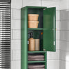 Armário de coluna para casa de banho SoBuy BZR34-II-SY com 5 prateleiras, verde