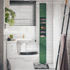 Armário de coluna para casa de banho SoBuy BZR34-II-SY com 5 prateleiras, verde