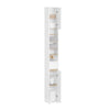 SoBuy BZR34-WN Mueble Columna de Baño estrecho con 2 Puertas y 1 Cajón Blanco