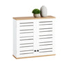 Armário de parede SoBuy BZR42-W com 2 portas, branco