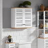 Armário de parede SoBuy BZR42-W com 2 portas, branco