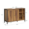 SoBuy BZR63-L-PF Armario Bajo Lavabo 90cm Industrial