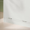 SoBuy BZR79-W Armario de Baño con Cesto para ropa Sucia Blanco