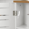 SoBuy BZR85-W Soporte para Papel Higiénico para baño Blanco 20x 18x75cm