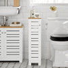 SoBuy BZR85-W Soporte para Papel Higiénico para baño Blanco 20x 18x75cm