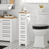 SoBuy BZR85-W Soporte para Papel Higiénico para baño Blanco 20x 18x75cm