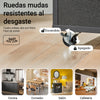 Carrinho de serviço SoBuy FKW113-SCH com prateleiras laterais, gaveta, portas e toalheiro, preto