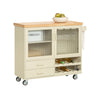 Carrinho de cozinha SoBuy FKW114-MI com 2 gavetas e 2 portas