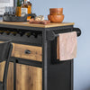 Carrinho de cozinha SoBuy FKW122-SCH com 2 gavetas e 2 portas