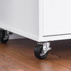 Carrinho de cozinha SoBuy FKW123-WN com 2 gavetas e 2 portas