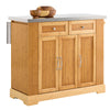 SoBuy FKW130-N Isla de Cocina con Ruedas con Superficie de Trabajo Extensible
