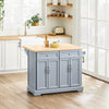 Carrinho de cozinha SoBuy FKW71-II-HG com rodas, 2 gavetas, 4 portas, cinzento