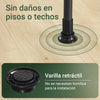 Cabide extensível SoBuy FRG109-II-SCH com 2 níveis, preto
