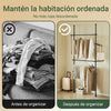 Cabide extensível SoBuy FRG109-II-SCH com 2 níveis, preto