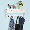 SoBuy FSR16-W+FRG178-W Sapateira de corredor com bengaleiro