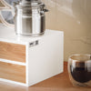 SoBuy FRG180-WN Suporte para cápsulas de café ou saquetas de chá com 2 gavetas