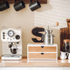 SoBuy FRG180-WN Suporte para cápsulas de café ou saquetas de chá com 2 gavetas