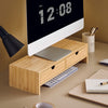 Suporte para monitor SoBuy FRG198-N com 2 gavetas